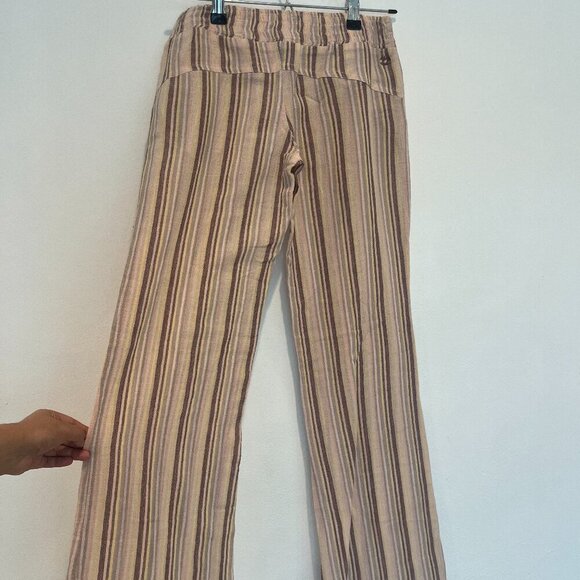 Billabong Low Rise Striped Beach Pants Size Small - Picture 6 of 9